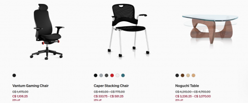 Herman Miller Canada Fall Sale: Save up to 25% on Select Items