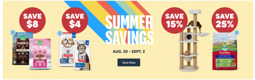 Pet Valu Canada: Summer Savings up to 25% Off