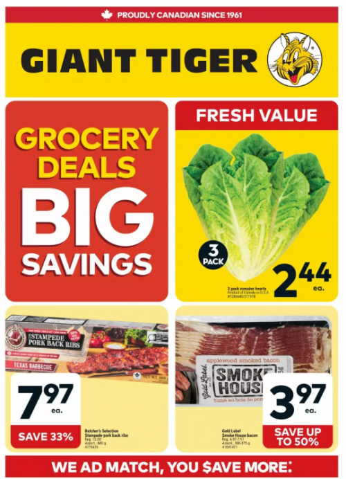 Giant Tiger Canada Flyer Deals August 26th – September 1st