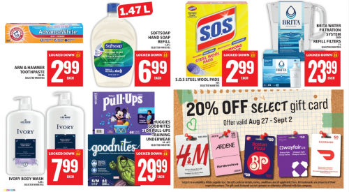 Food Basics Ontario: Save 20% on Select Gift Cards August 27th – September 2nd