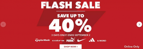 Golf Town Canada: Flash Sale up to 40% off + More