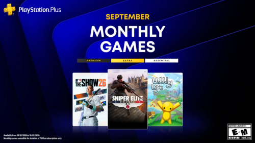 Playstation Plus Canada September 2026 FREE Monthly Games: Sniper Elite: Resistance, MLB The Show 26, Wobbly Life, and Chained Echoes