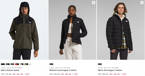 The North Face Canada End Of Summer Sale: Save up to 40%