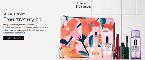 Clinique Canada Offers: FREE Mystery Kit ($128 Value) with $80 Purchase + up to 40% Off Select Products + More