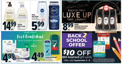 Metro Ontario: $10 Off $50 AnyCard Gift Card + Flyer Deals September 3rd β 9th
