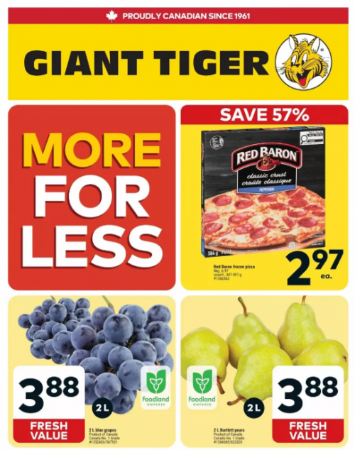 Giant Tiger Canada Flyer Deals September 9th – 15th