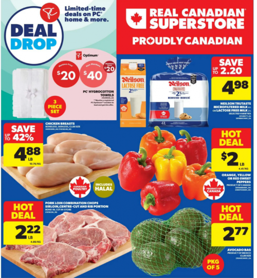 Real Canadian Superstore Ontario Flyer Deals September 17th β 23rd: Chicken Breasts $4.88/lb + More