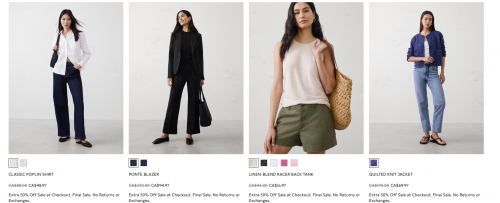 Banana Republic Factory Canada Friends & Family Event Sale: Save 50% Off Purchase + Extra 10% + Extra 50% Off Sale Styles