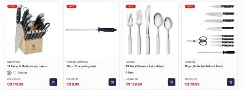Henckels Canada: Fall Entertainment Event up to 74% Off