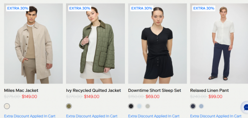 Kit + Ace Canada: Fall Sale up to 25% off + Extra 30% off Clearance