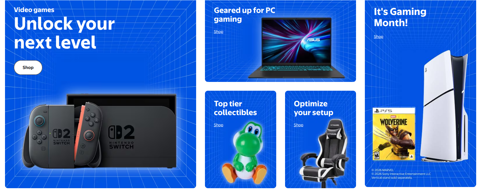 Walmart Canada Gaming Month : Save On Consoles , Games , and Gear + 15 % off Meta Gift Cards + More