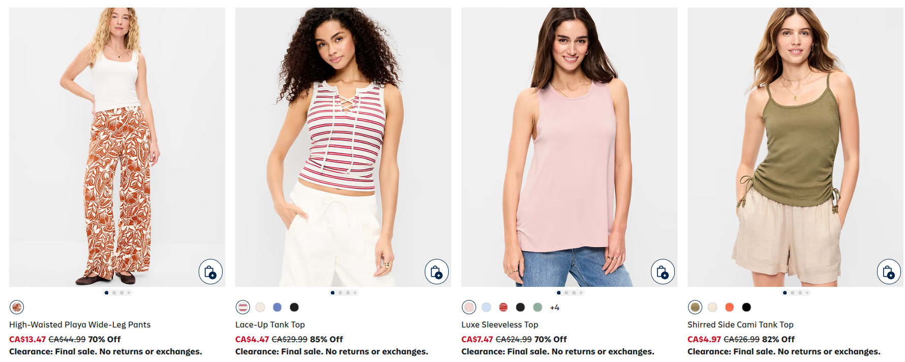 Old Navy Canada Slashes 50% Off Everything — Clearance Hits 82% Off