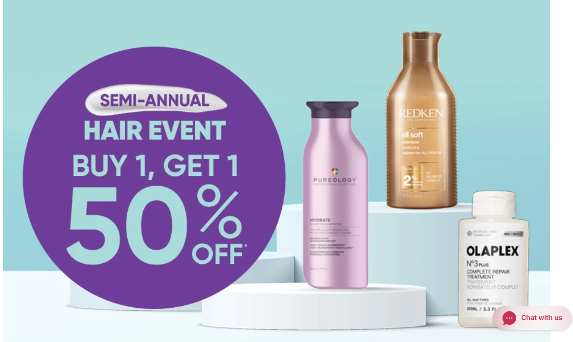 Chatters Semi-Annual Sale: BOGO 50% Off Top Hair Brands — slide 1
