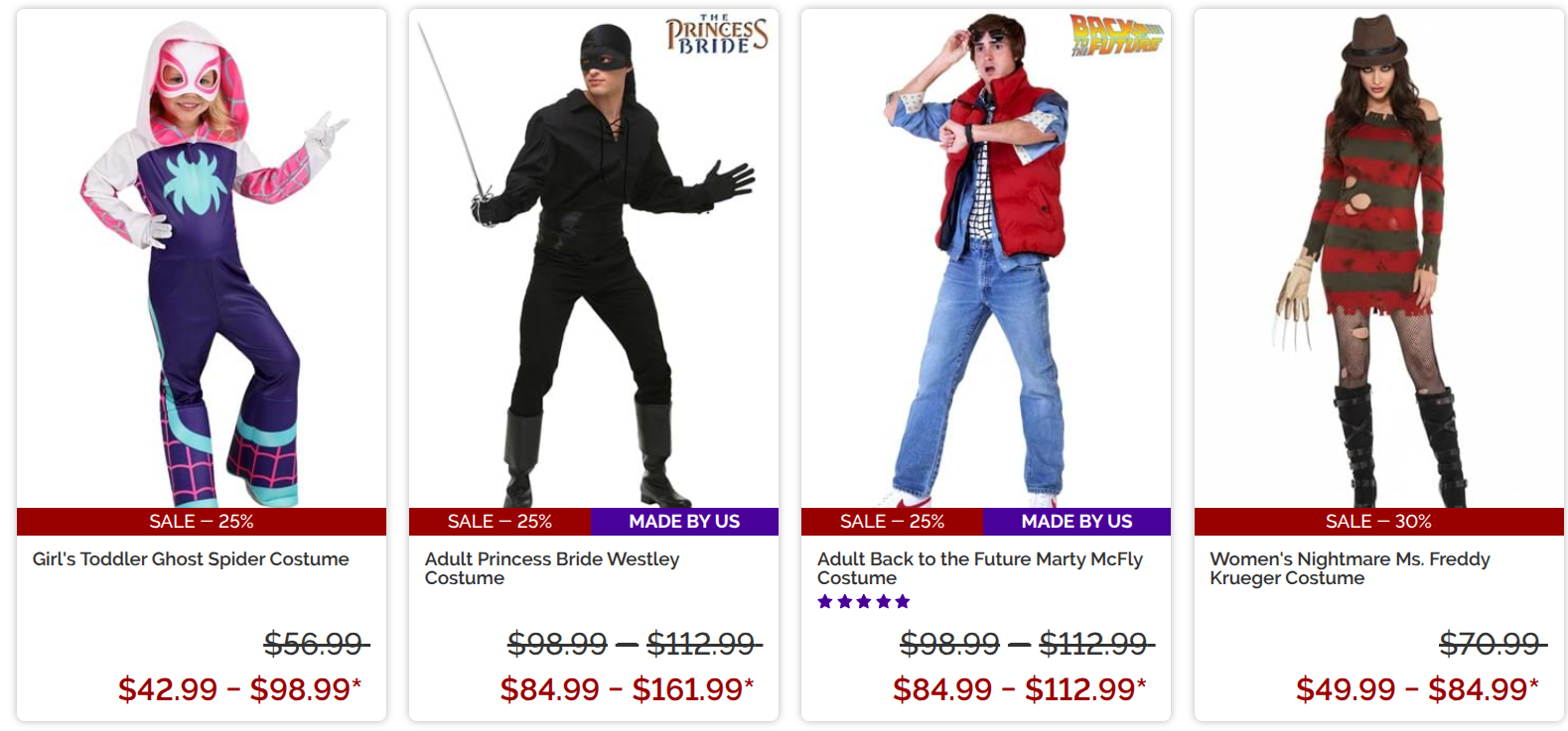 Halloween Costumes Canada Clearance: Up to 90% Off — slide 1