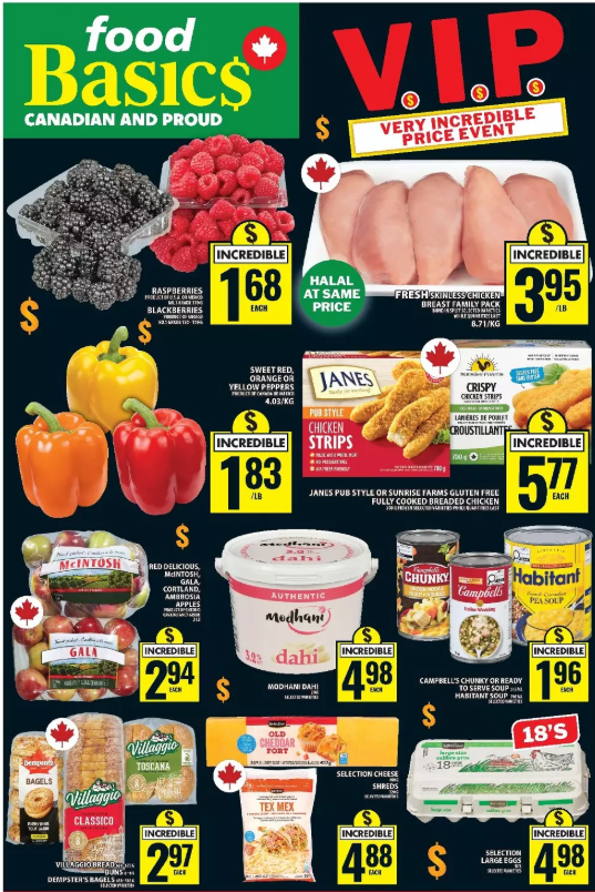 Food Basics Flyer: Very Incredible Price Event Oct 22–28
