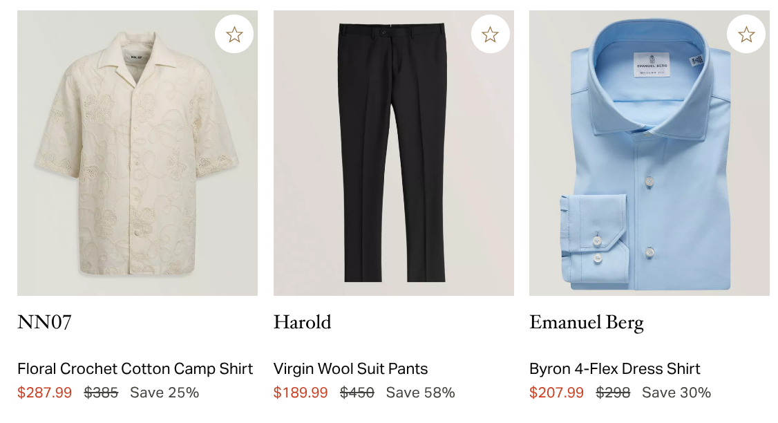 Harry Rosen's Final Cut Sale: Up to 70% Off + Coat Bonus Points — slide 1
