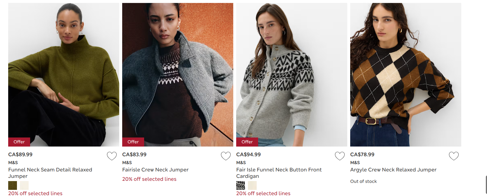 M&S Canada: 20% Off Coats, Boots & Knitwear This Season — slide 1