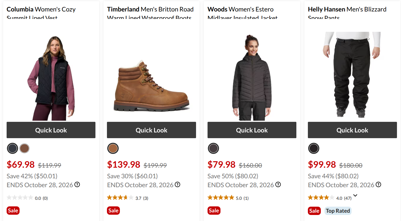 Sport Chek Flash Sale: Up to 50% Off Winter Gear This Weekend — slide 1