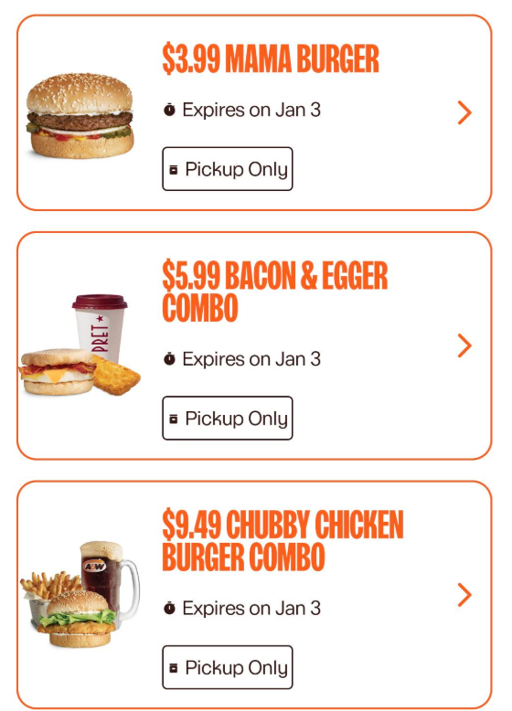 A&W App Deals: Mama Burger for $3.99 at Participating Locations — slide 1