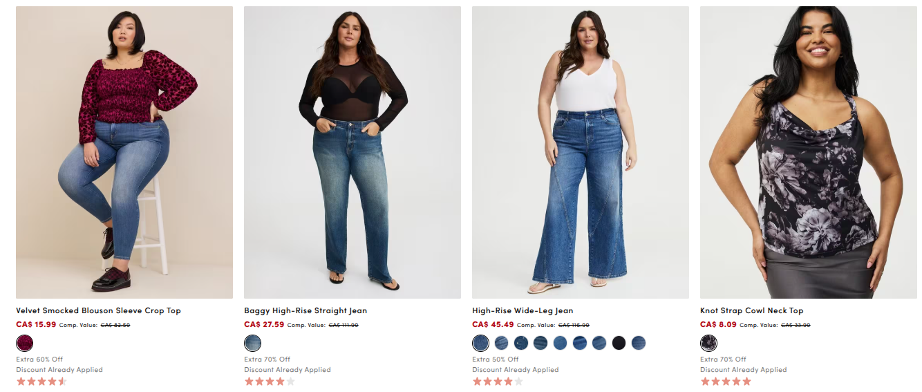 Torrid Canada Sale: Up to 60% Off + Extra 70% Off Clearance — slide 1