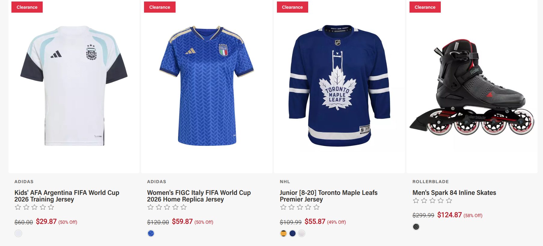 Score Up to 62% Off at Team Town Sports Canada Right Now — slide 1
