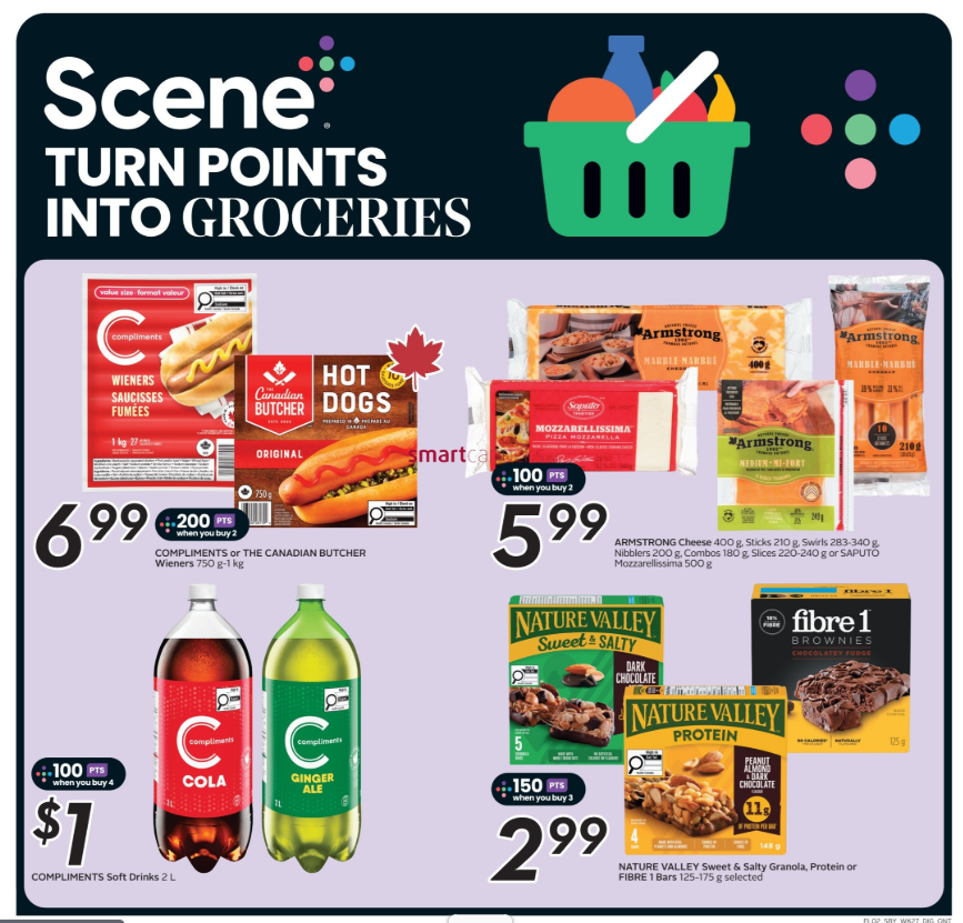 Stock Up: Compliments 2L Soft Drinks $1 at Sobeys This Week — slide 1