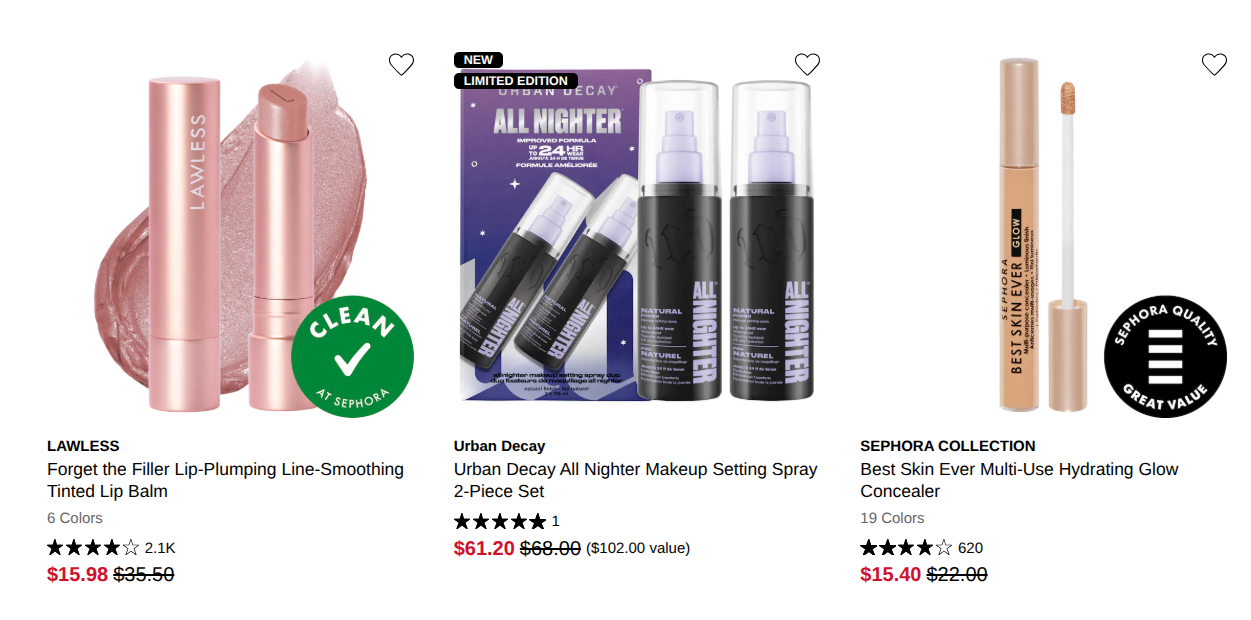 Sephora Savings Event: Up to 30% Off Beauty Essentials — slide 1